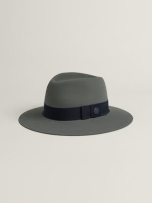り*ん様 HERMES カシミヤ100%バケットハット グレー 59cm メンズ カシミヤニットキャップ＆レザーグローブ | Hermès - エルメス